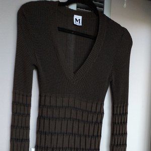 Missoni Brown Knitted dress size Small 6